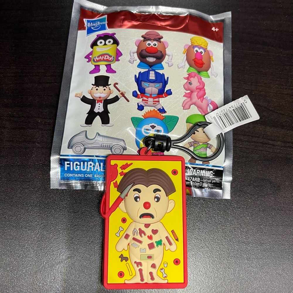 Hasbro Retro Toys Operation Sam Figural Bag Clip